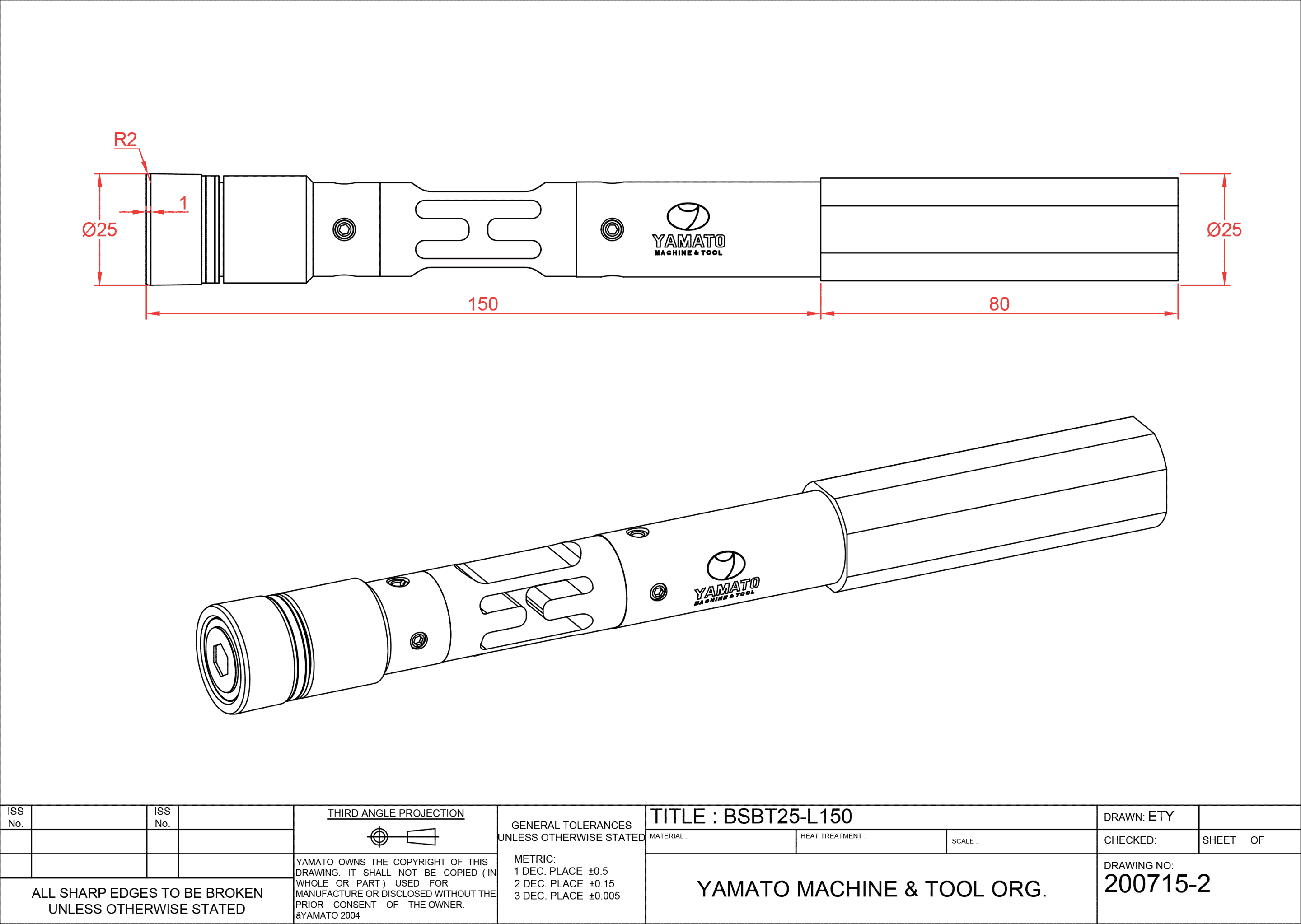 Yamato-BSBT25-L150